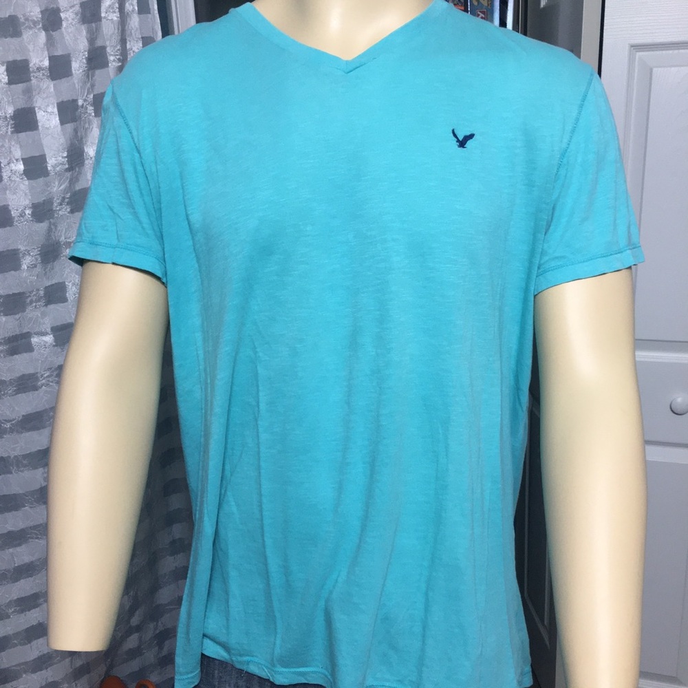 Teal American Eagle outfitters V-neck size X-Large